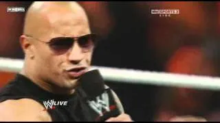 The Rock OWNS Michael Cole