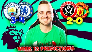 My Premier League 2019/20 WEEK 13 PREDICTIONS!