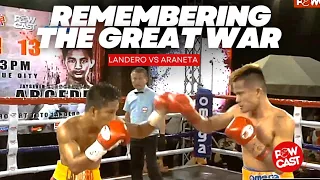 Remembering the Great War! Toto Landero vs Christian Araneta Pinoy Boxing Highlights