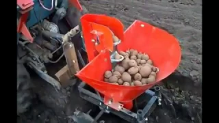 КМЗ 012 Картофелесажалка для мотоблока/Potato planter for motoblock