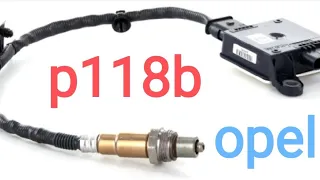 Fallo  OPEL Motor  B16DTH-LVL - P118B rendimiento del sensor de temperatura del sensor de particulas