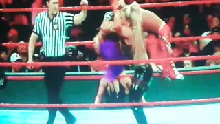 Sasha banks vs natyalia (wwe raw 25 march)