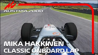 Mika Hakkinen Onboard at the A1 Ring | 2000 Austrian Grand Prix