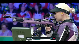 European Championships 10M Rifle Gyor Hungary Trio Women Final Gold Medal Match 02 Mar 2024