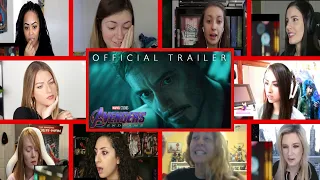 Avengers Endgame Trailer Girls Reaction Mashup