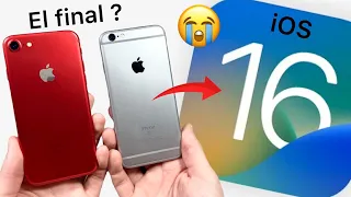 iOs 16 en iPhone 7 😵‍💫 | noticias Apple 📲 2022 | 6s Rip