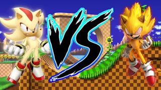 Super Shadow Vs Fleetway Super Sonic