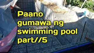 Paano gumawa ng swimming pool part//5