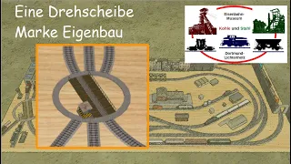 Drehscheibe im Eisenbahnmuseum Kohle und Stahl