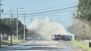 Crews working to repair massive water leak in College Station