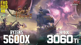 Sea of Thieves on Ryzen 5 5600x + RTX 3060Ti 1080p, 1440p, 2160p benchmarks!