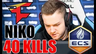 FAZE NIKO 40 KILLS vs Liquid Mirage @ ECS SEASON 4 FINALS