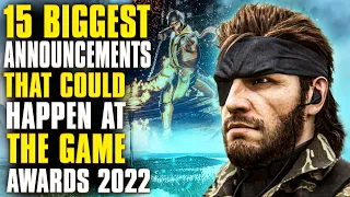 15 BIGGEST Announcements That Could Happen At The Game Awards 2022