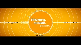 Брати Гадюкіни  -  на радіошоу "Промінь Живий", 31.10.2018