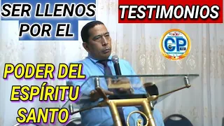 SER LLENOS POR EL PODER DEL ESPÍRITU SANTO ( TESTIMONIOS) HNO JORGE ELÍAS SIMANCA