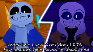 UPDATE!!! Undertale Last Corridor: LITE New Character Reworks Showcase