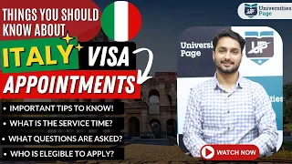 Italy Visa Appointment In 2024 Updates & Tips You Should Know.