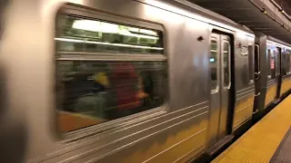 MTA NYC Subway RARE R68A Q train departing from 86th Street (12/2/19) [1080p 60FPS]