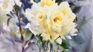 Watercolour Roses by Trevor Waugh : 1 minute intro