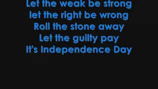 Martina McBride - Independence Day lyrics