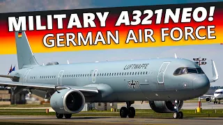 MILITARY A321NEO! German Air Force Airbus A321LR at Calgary Airport (YYC)
