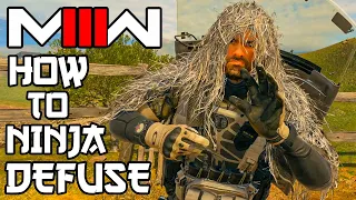 How to Ninja Defuse on MW3 (Best Hiding Spots & Ninja Class Setup)