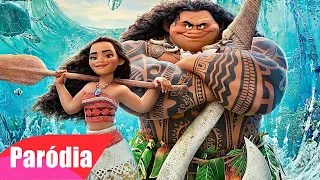 MOANA UM MAR DE AVENTURAS - TENTE NÃO RIR | PARÓDIA