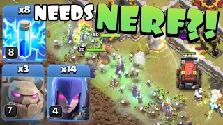 SPAM should NOT be THIS STRONG!! TH11 Zap Mass Witches UNSTOPPABLE! Best TH11 Attacks Clash of Clans