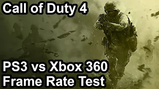 Call of Duty 4 Modern Warfare PS3 vs Xbox 360 Frame Rate Test