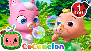 If You're Happy & You Know It Blow a Bubble! | 1 Hour of CoComelon Animal Time