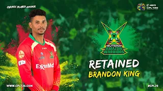 BRANDON KING | #CPLDraft #CPL20 #CricketPlayedLouder #BrandonKing #GuyanaAmazonWarriors