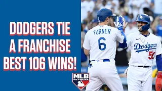 Dodgers tie franchise-record with 106 wins!