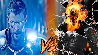 THOR VS GHOST RIDER | Kim Kazanır? MARVEL Comics & MCU