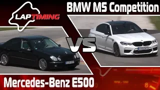 Támadjuk az abszolútot! BMW M5 Competition vs. Mercedes-Benz E500 (LapTiming ep. 87)