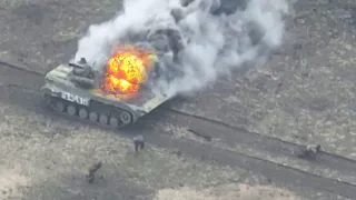 Russian tanks tried to break into the town, but here's what happened (Bakhmut)