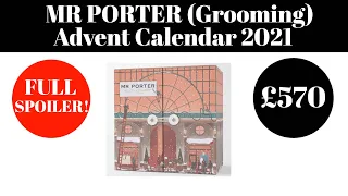 *SPOILER*…MR PORTER GROOMING ADVENT CALENDAR 2021 FULL REVEAL! #ADVENTCALENDAR2021 #MRPORTER