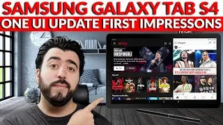 Samsung Galaxy Tab S4 One UI Android Pie Update - First Impressions - A New Better Tablet