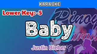 Baby by Justin Bieber (Karaoke : Lower Key : -5)