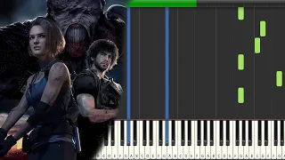 Resident Evil 3 - Save Room Theme (Piano Tutorial)