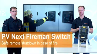 PV Next Fireman Switch | Safe remote shutdown in case of fire🔥