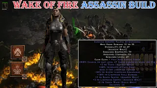 Diablo II Resurrected - Wake of Fire Assassin Build(Farm Monters Clears)