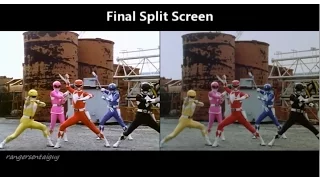 Power Ranger and Super Sentai Split Screen Comparison Editing Breakdown by rangersentaiguy