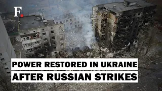 Power Restored In Ukraine After Barrage Of Russian Strikes | Russia-Ukraine War