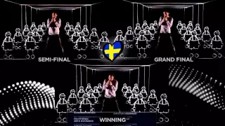 Måns Zelmerlöw - Heroes | Semi-Final - Grand Final - Winning (Sweden - Eurovision 2015) 50fps