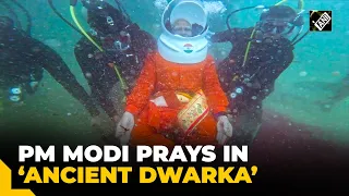 “Divine experience…” PM Modi experiences spiritual grandeur of submerged ‘ancient city of Dwarka’