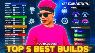 TOP 5 RARE builds that are actually GOOD on NBA 2K22…