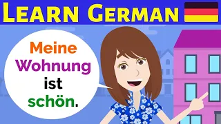 Deutsch lernen - Wohnung und Haus beschreiben