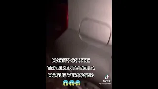 marito scopre il tradimento della moglie😱 video shock