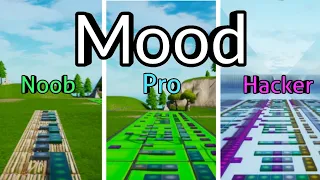 24kGoldn - Mood Noob vs Pro vs Hacker (Fortnite Music Blocks)