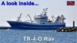 A look inside of one of Norway's many modern fishing boats, TR - 4 - O Rav.